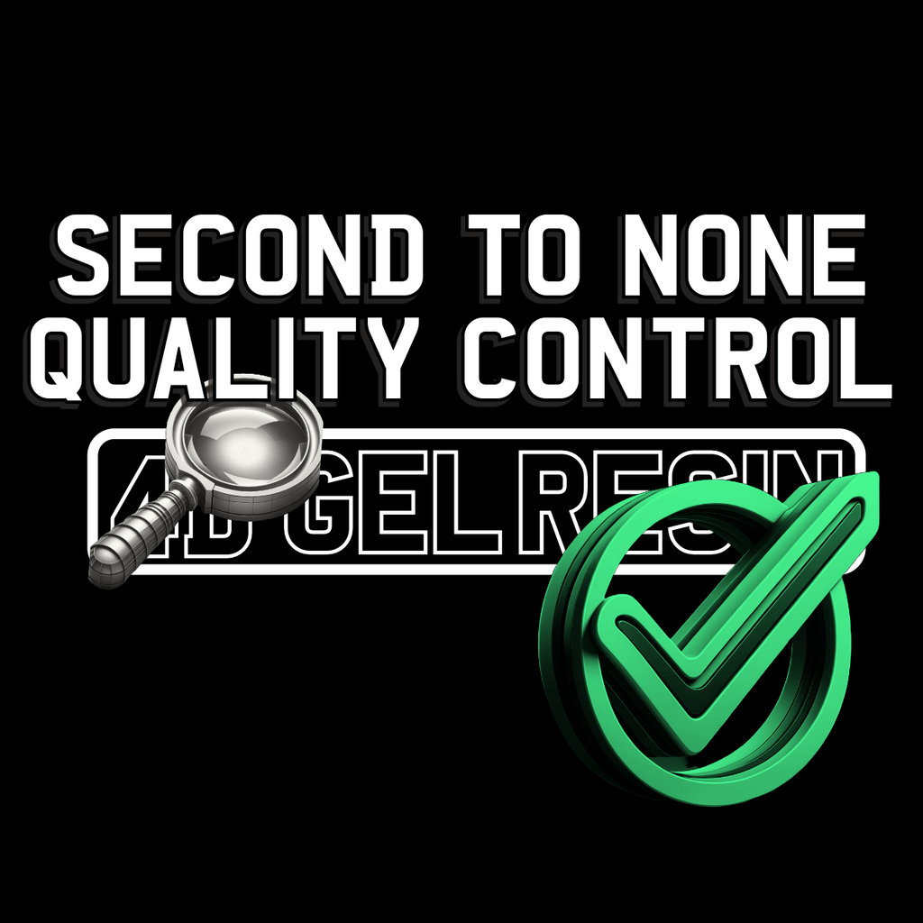 SECOND TO NONE QUALITY CONTROL | 4D GEL NUMBER PLATES