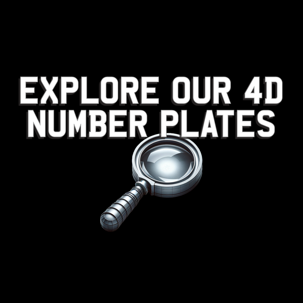 EXPLORE OUR 4D GEL NUMBER PLATES