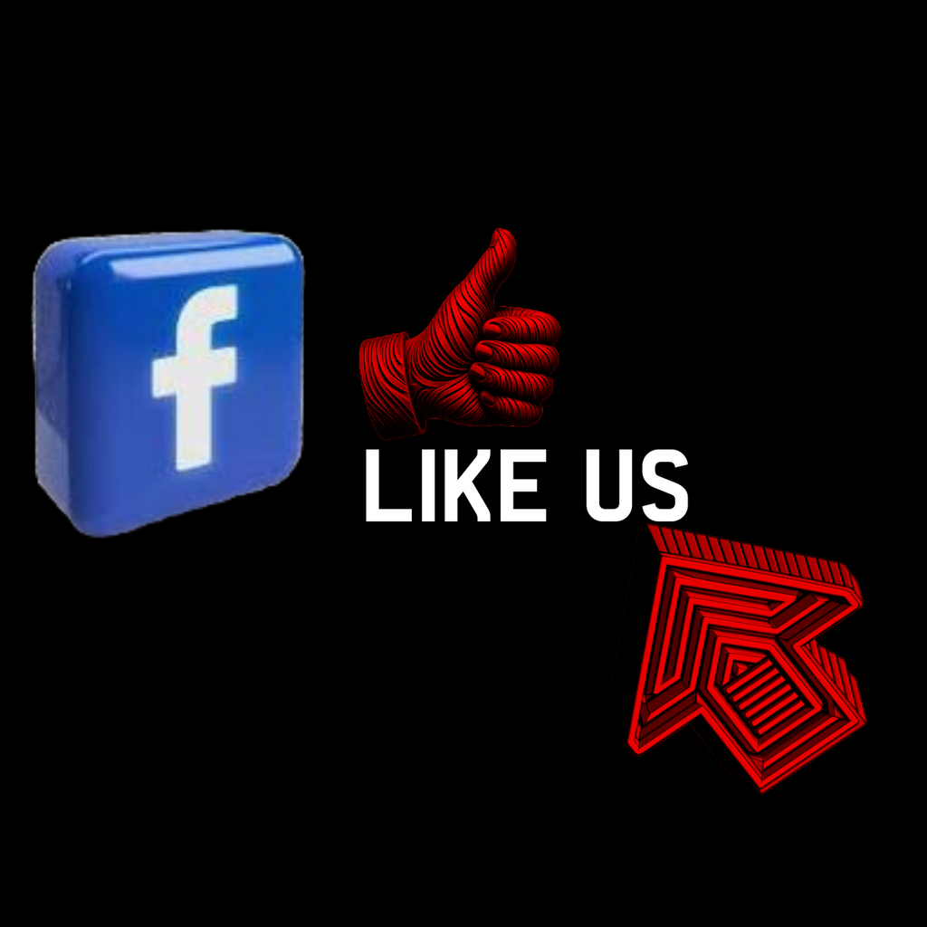Facebook Page Like us Thumbs up with arrow 