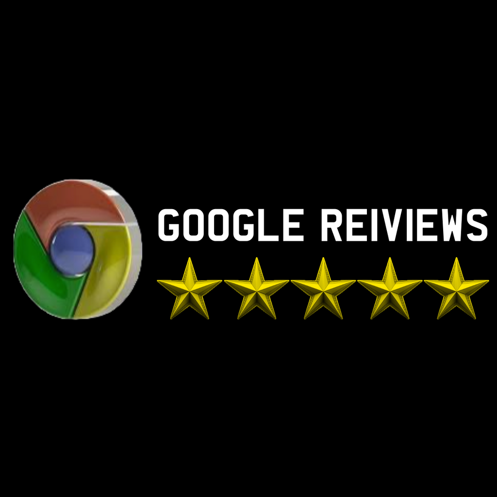 google reviews logo 3d 5 stars 